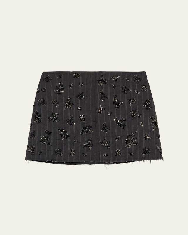 Blaire Sequined Mini Skirt